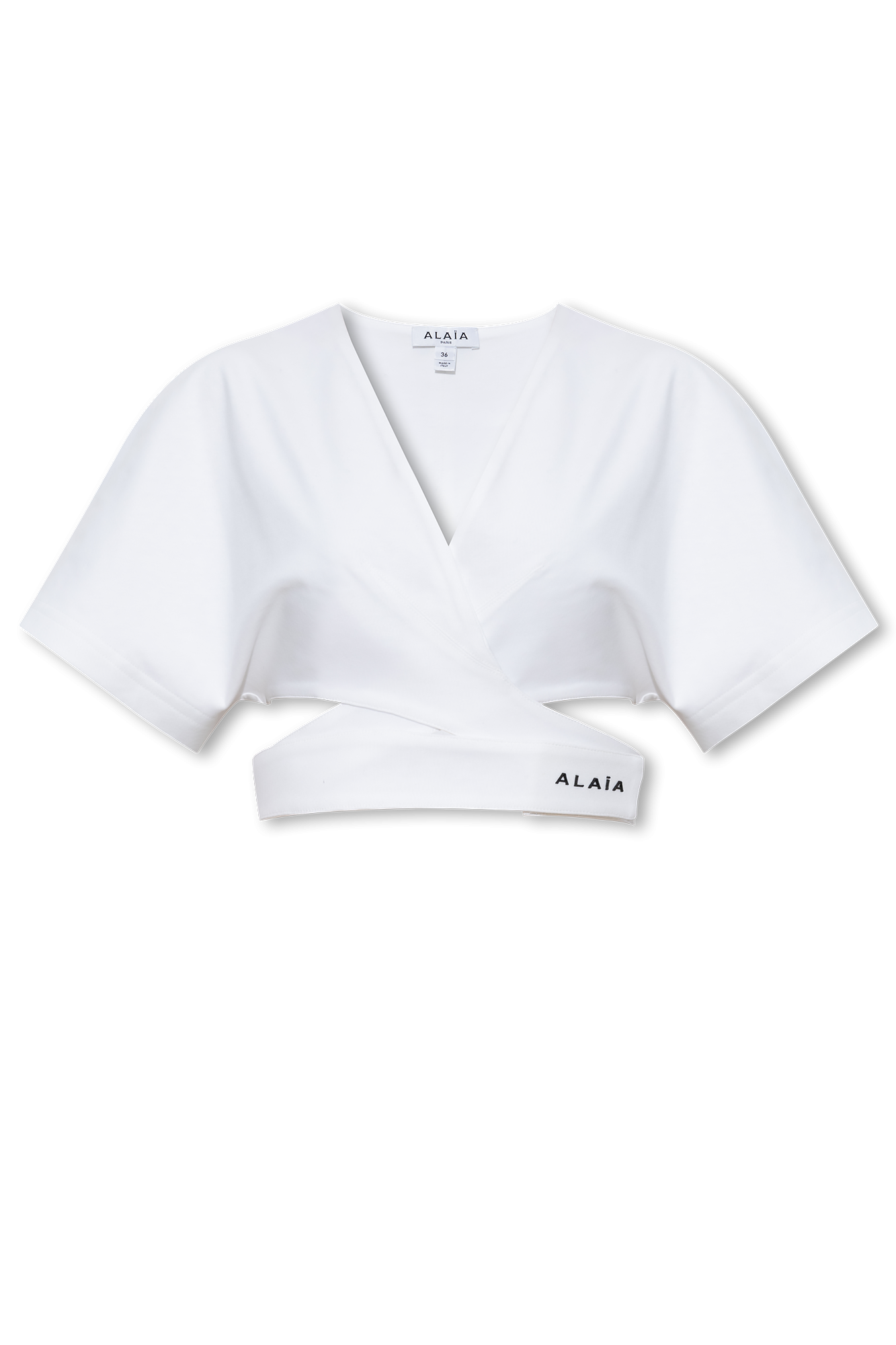 【関税&送料込】Alaia Top White Alaïa Top with a stiff stand-up collar | Women's Clothing